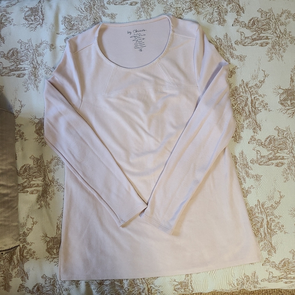 Chico's Size 1 Long Sleeve Top